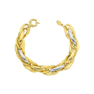14K Gold Hollow Chain Bracelet MGSB 79