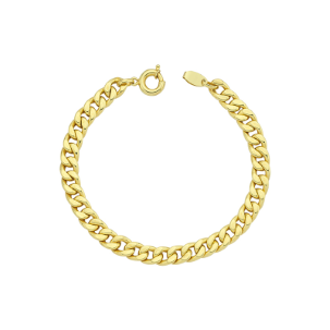 14K Gold Hollow Chain Bracelet MGSB 324